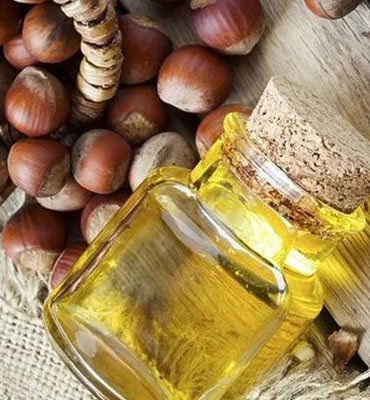Cold-pressed hazel nut oil